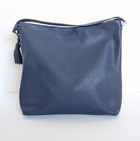 Kate Spade Large Midnight Blue Tote Leather Handbag - Picture 2 of 7